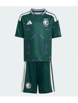 Billige Saudi-Arabia Hjemmedraktsett Barn VM 2026 Kortermet (+ Korte bukser)